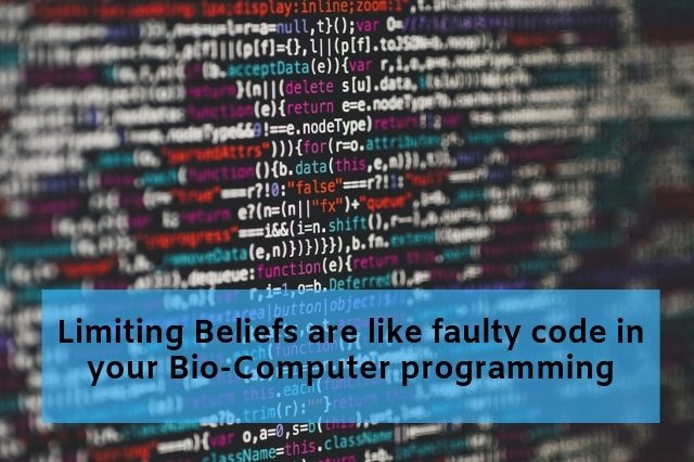 Are Your Limiting Beliefs What's Holding You Back? 3 Limiting Beliefs are like faulty code in your Bio Computer programming