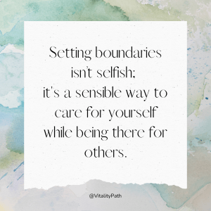 Setting Healthy Boundaries