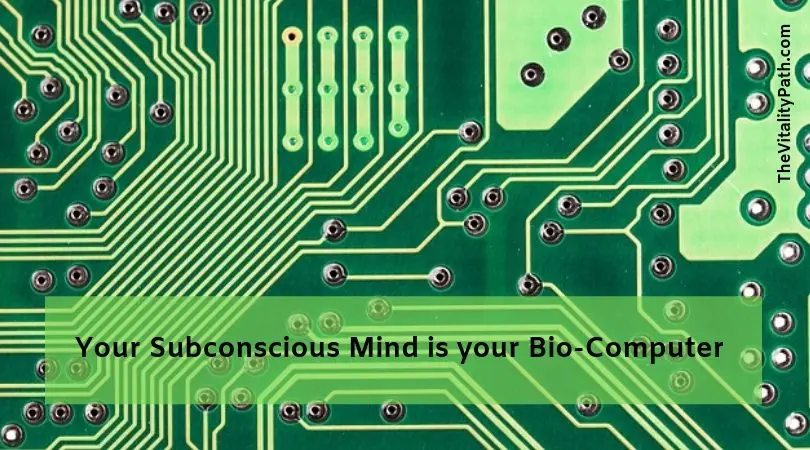 Most of of the power of your mind is in your subconscious, the hard drive of your bio-computer.