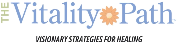 The vitality path logo + visionary strategies for healing.