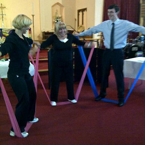 Resistance bands are inexpensive and help build muscle strength.